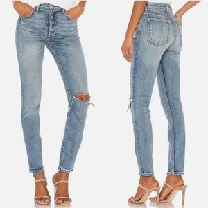GRLFRND Karolina High Rise Jeans in Cross Your Mind Wash Size 26